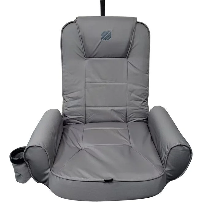 Gray West Marine Go-Anywhere High-Back Seat 2 portable deck chair